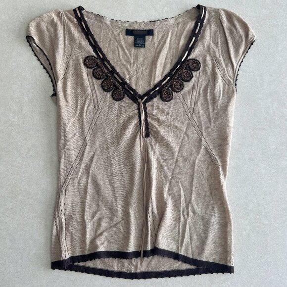 Vintage Y2K Wool Peasant Blouse ASO Winifred Burkle (Fred) in Angel - Picture 4 of 7